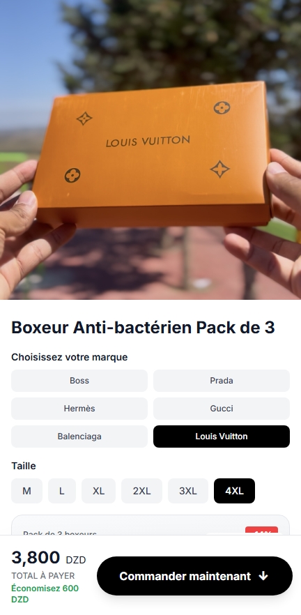 Landing Page screenshot 1